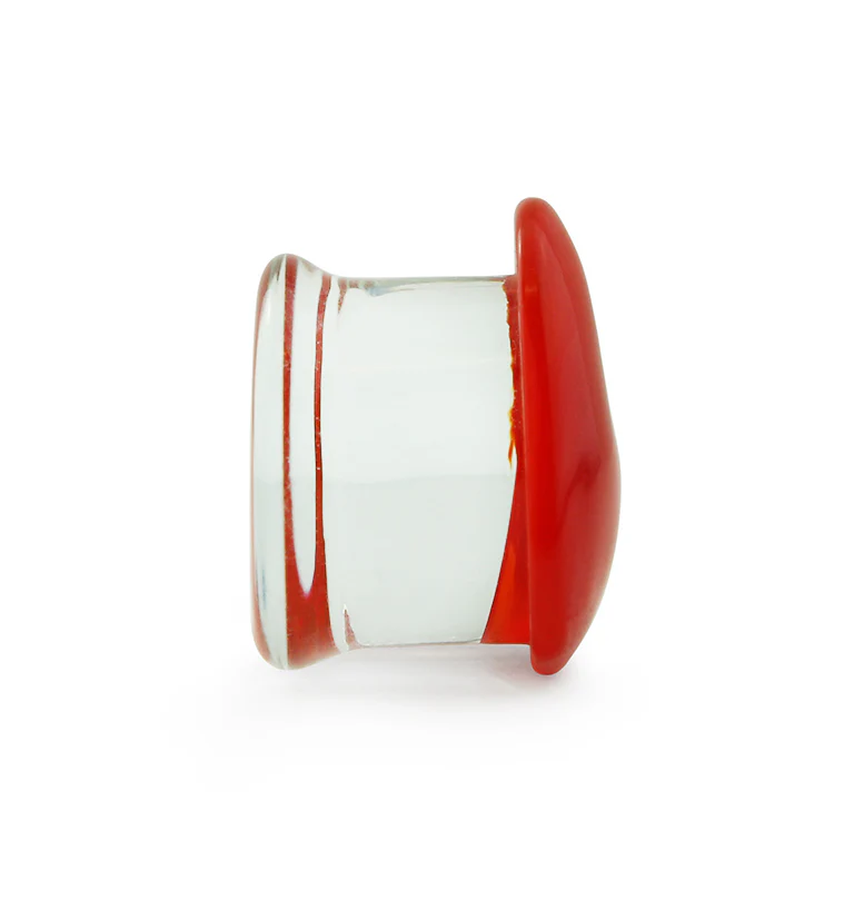 Red Heart Glass Plugs - Image 4