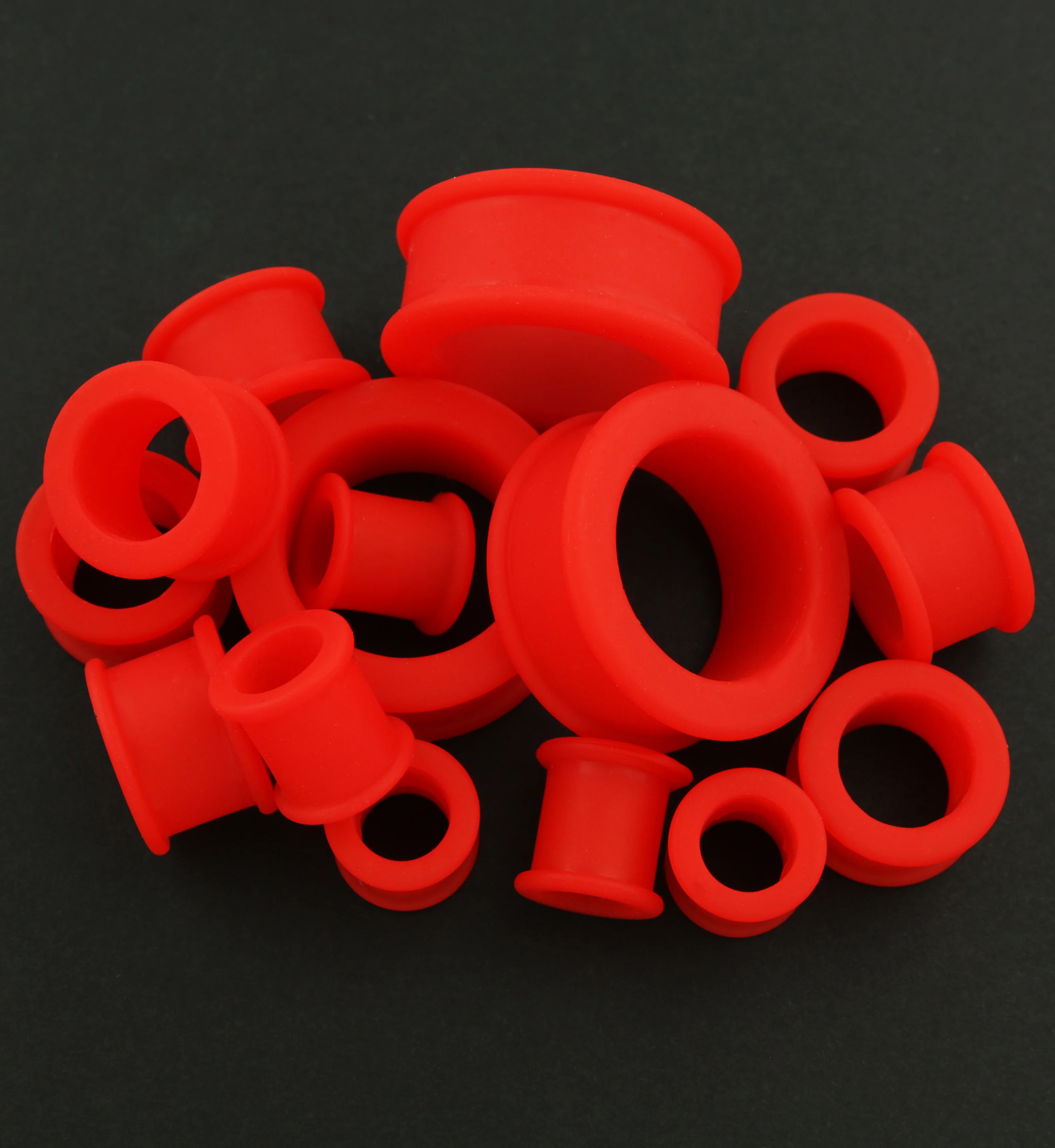 Red Silicone Tunnels - Image 2