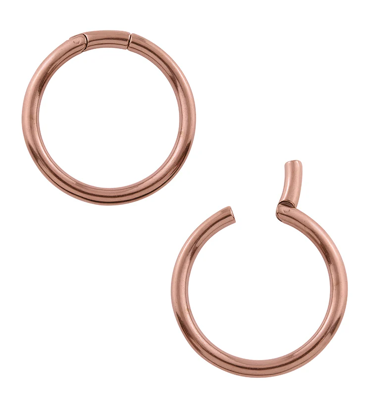 Rose Gold PVD Ear Weights - Image 3