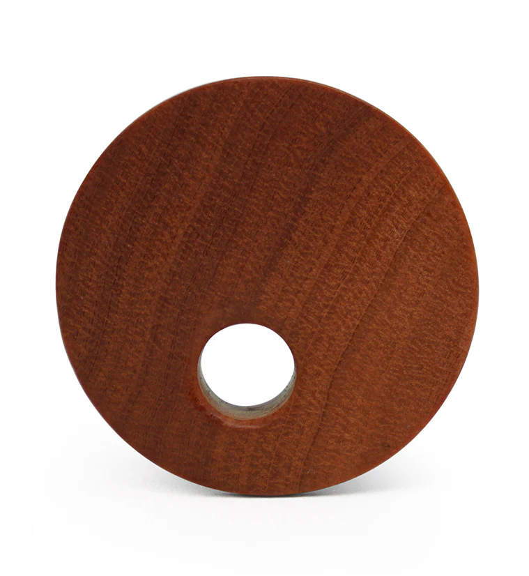 Round Void Saba Wood Plugs - Image 4