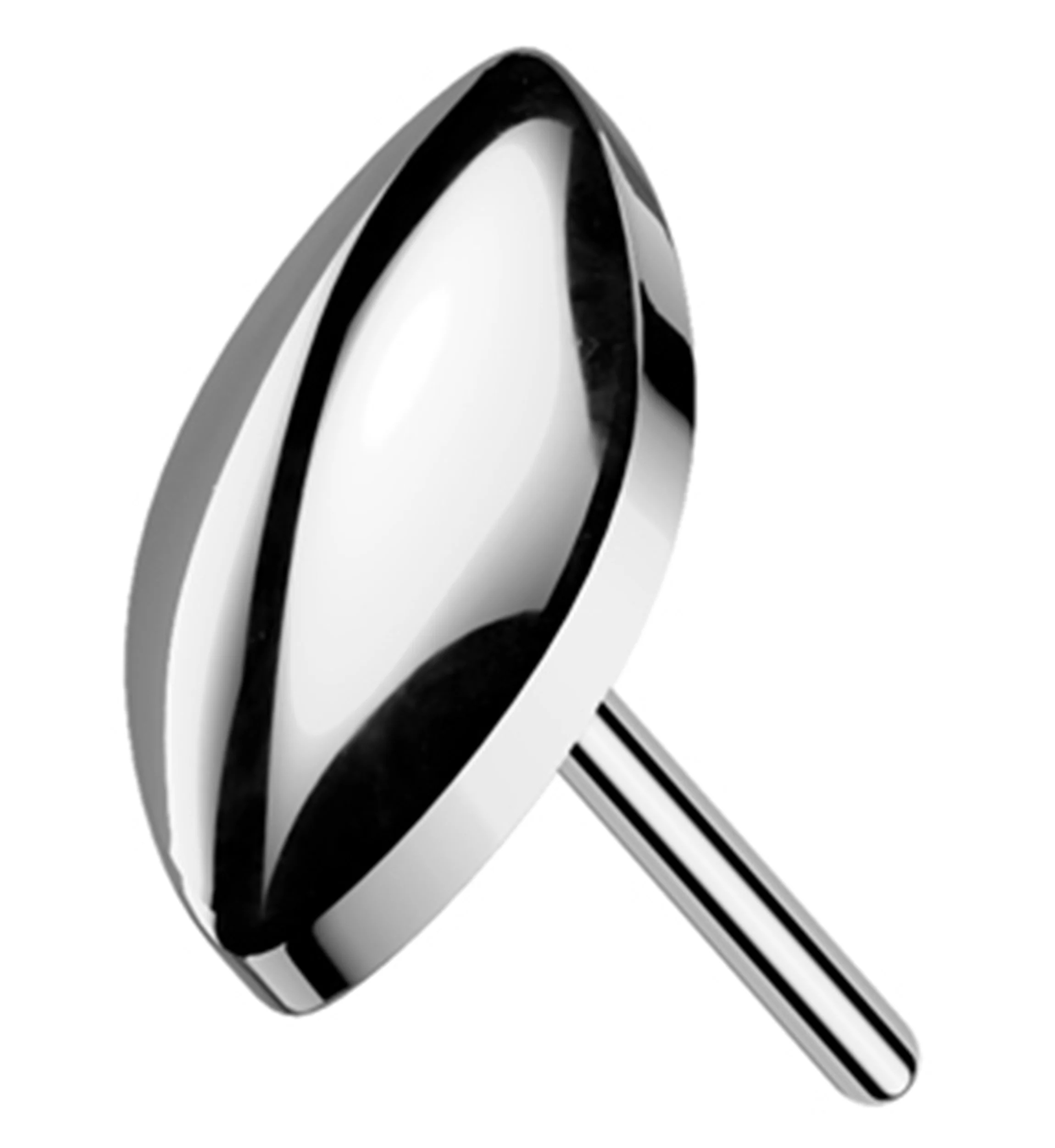 Marquise Titanium Threadless Top