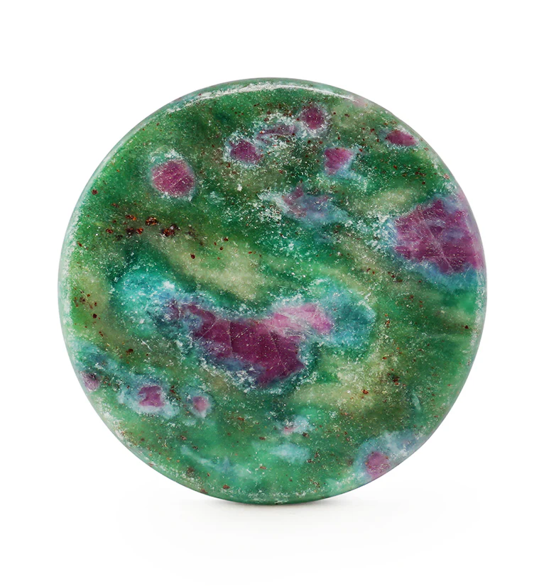 Ruby In Fuchsite Stone Plugs - Image 2