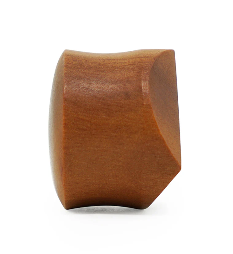 Saba Wood Embossed Triangle Plugs - Image 4
