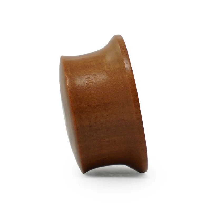 Saba Wood Mayan Flare Tunnel Plugs - Image 5