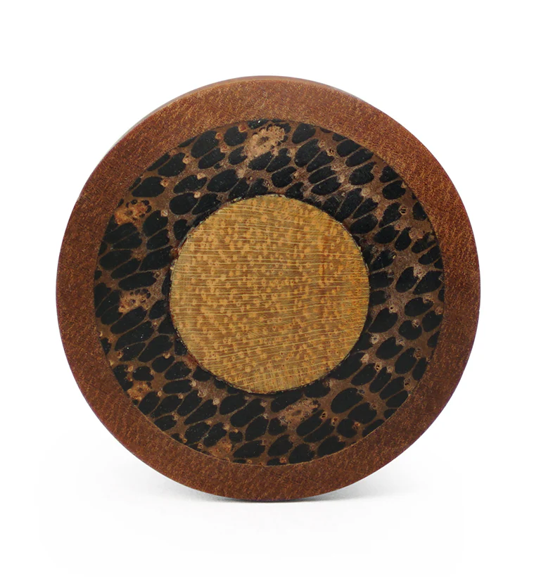Saba Wooden Plugs with Double Wood Inlay - Image 2