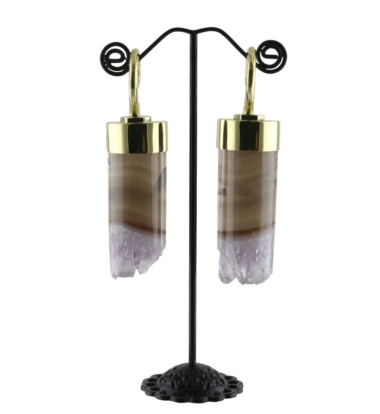 Scantily Amethyst Stone Ear Weights - Image 10