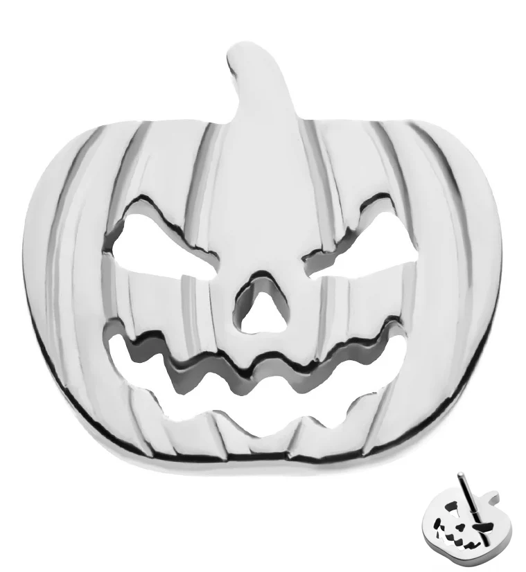 Stingy Jack Pumpkin Threadless Titanium Top