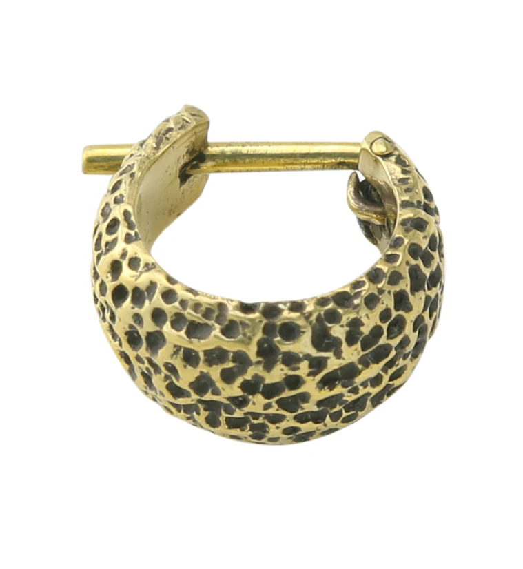 Sea Sponge Brass Hinged Ring - Image 3