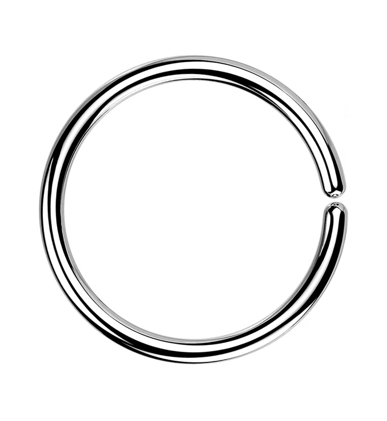 Seamless Titanium Hoop Ring