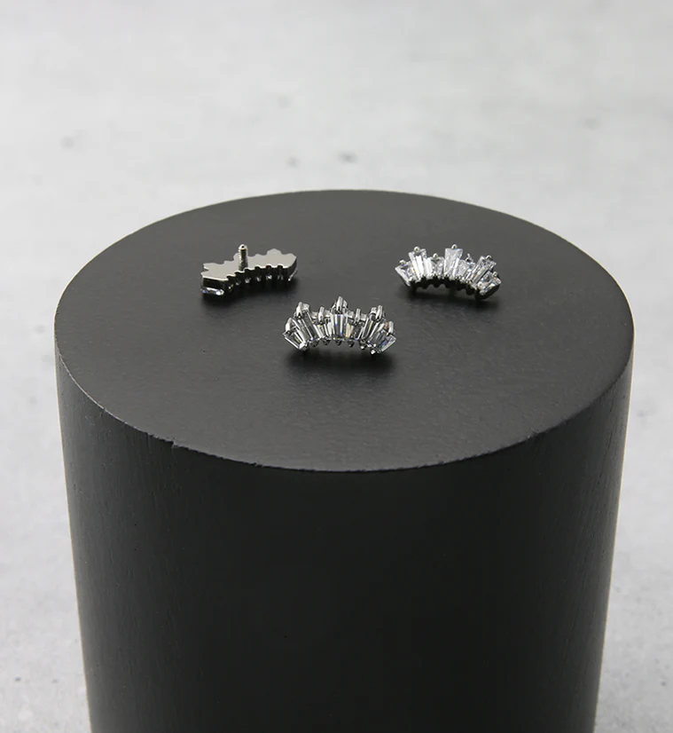 Septennial CZ Internally Threaded Titanium Top - Image 2