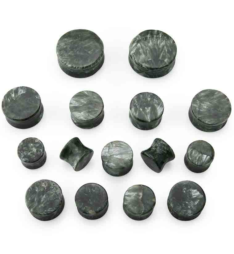 Seraphinite Stone Plugs - Image 3