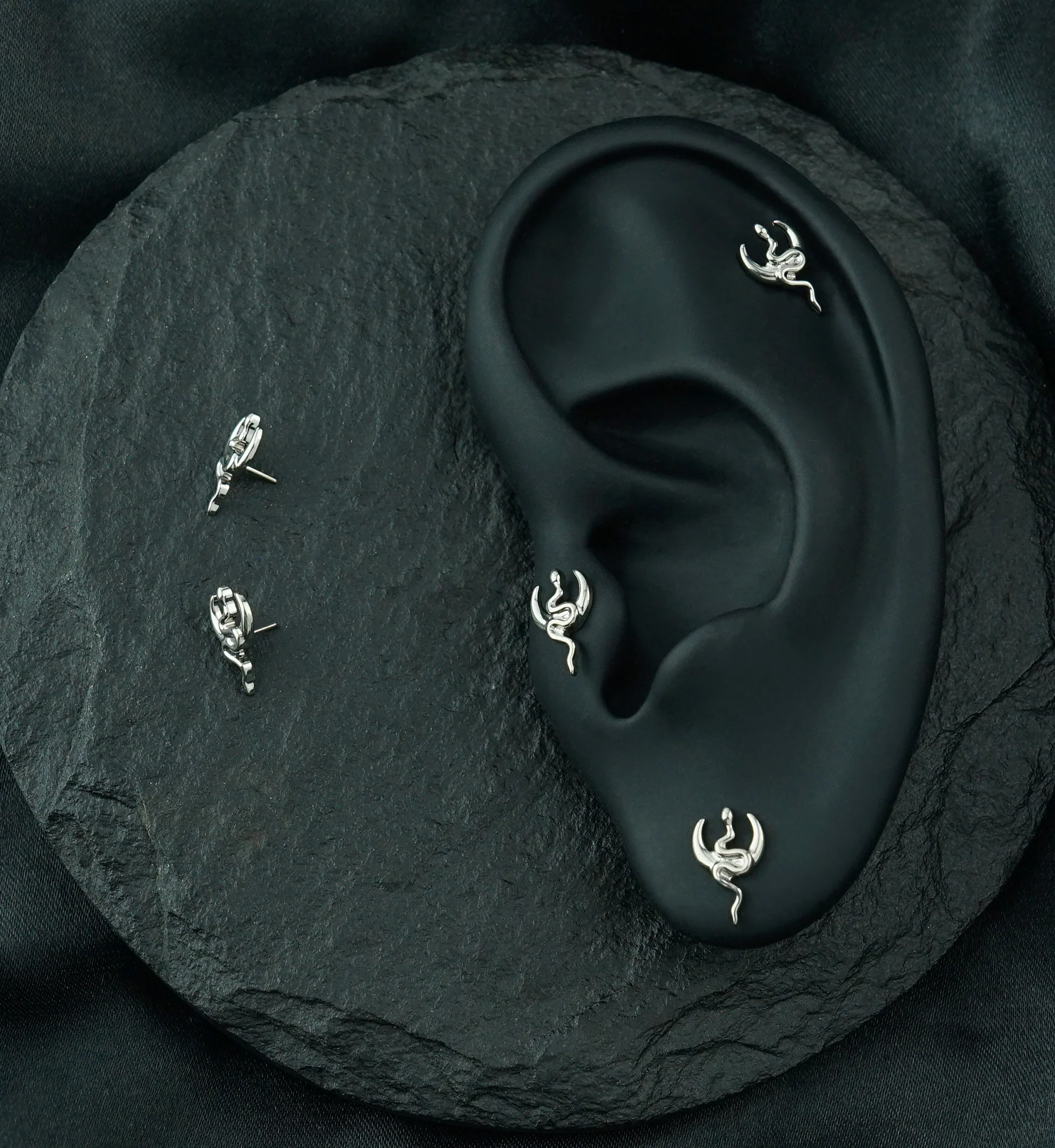 Serpent Moon Titanium Threadless Top - Image 2