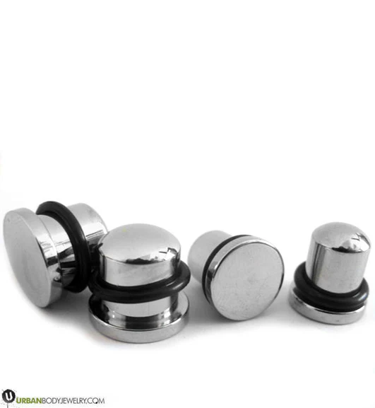 Simple Single Flare Steel Plugs - Image 4