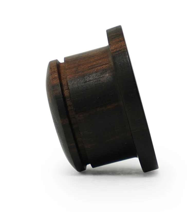 Single Flare Areng Wood Tunnels with Saba Inlay - Image 5