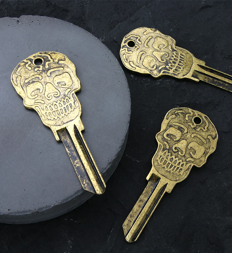Skull Brass Key - Image 2