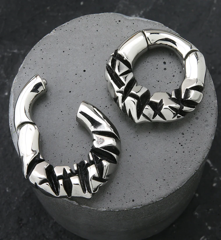 Slash Hinged Ear Weights - Image 2