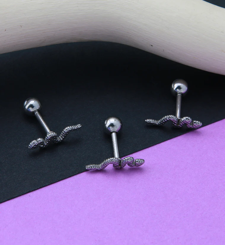 Snake Cartilage Barbell - Image 2
