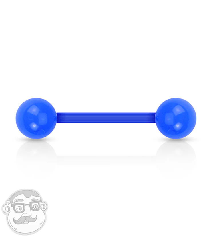 Solid Color Acrylic Barbell - Image 2
