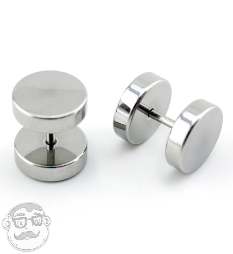 Solid Stainless Steel Fake Plugs - Image 2