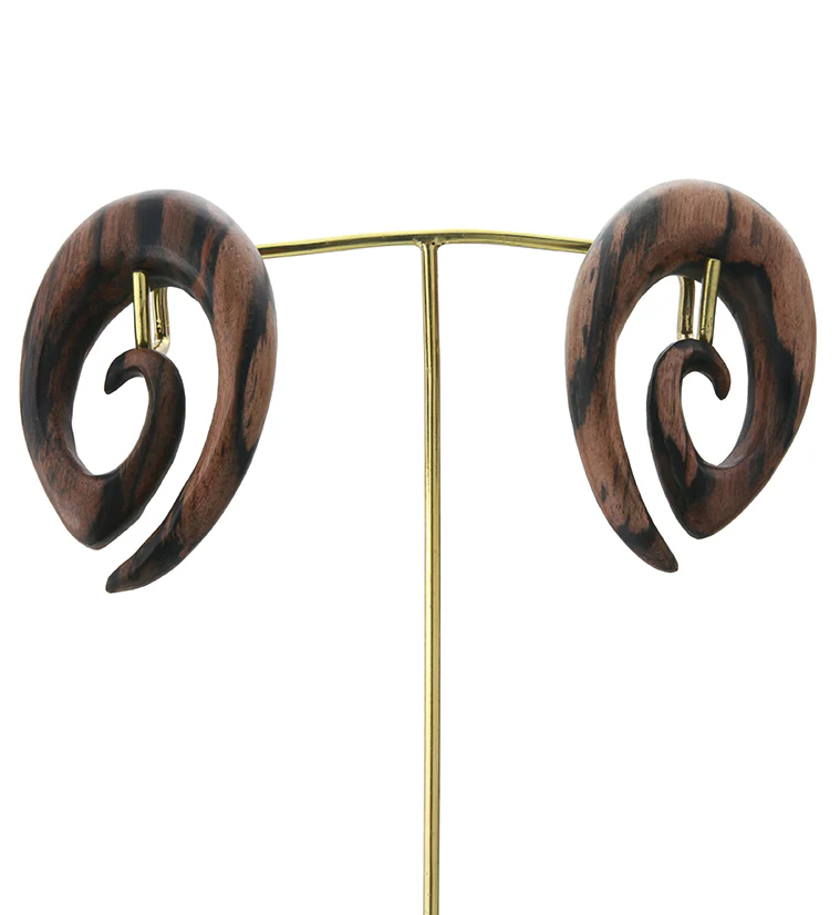Areng Wood Oval Spirals - Image 8