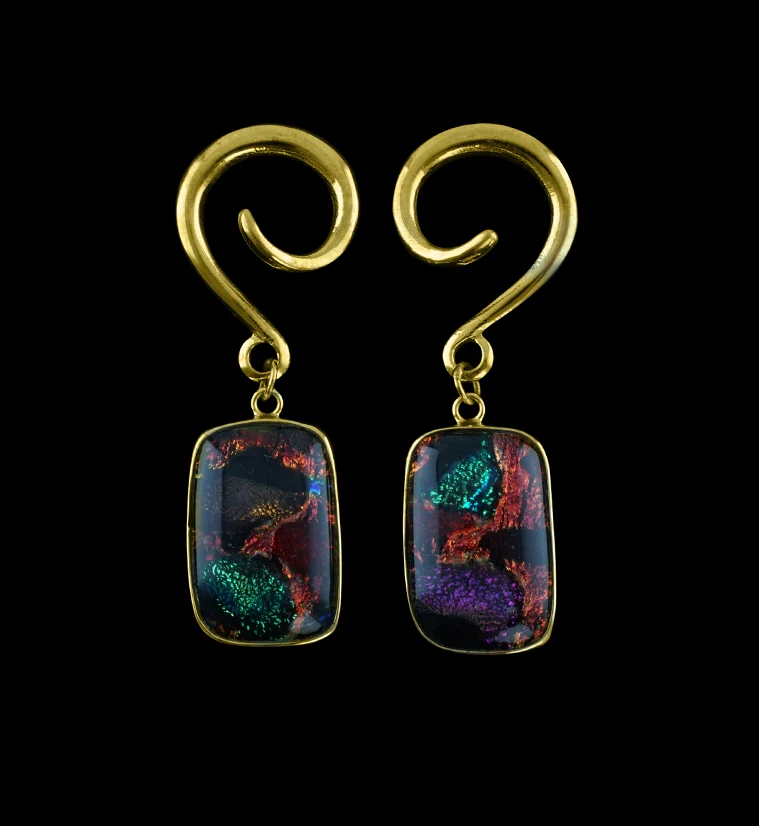Spectrum Glass Block Ear Weights