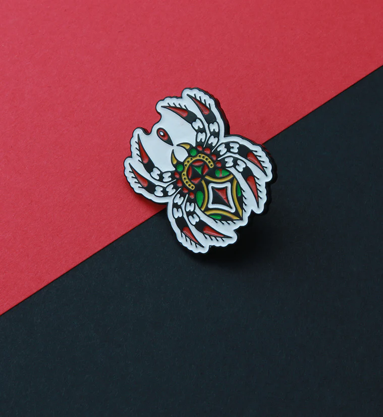 Spider Enamel Pin - Image 2