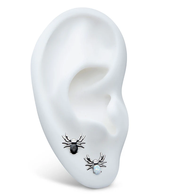 Spider White Opalite Internally Threaded Titanium Top - Image 3