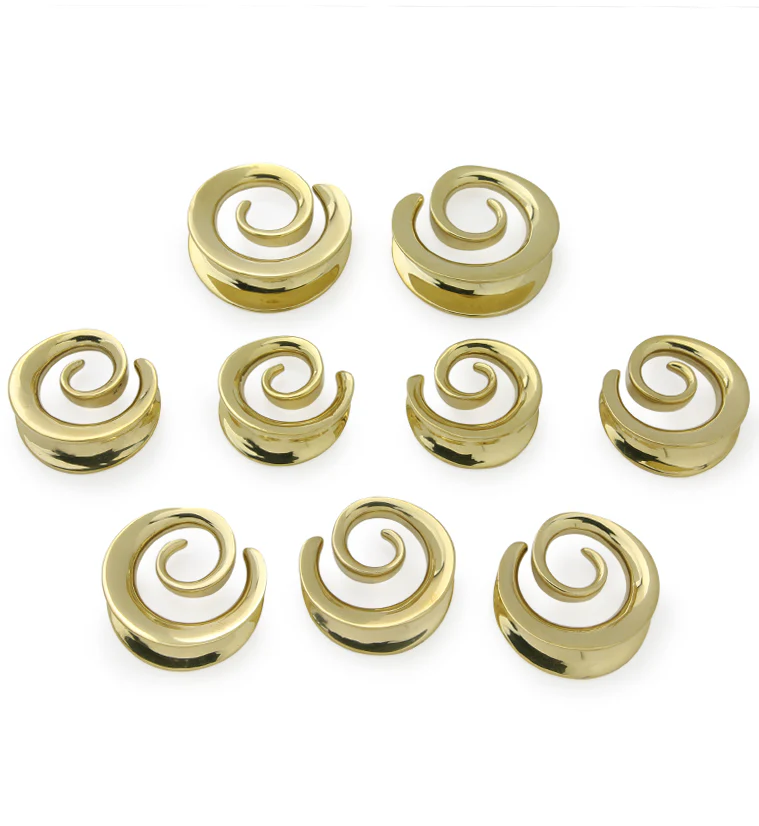Spiral Brass Saddles - Image 2