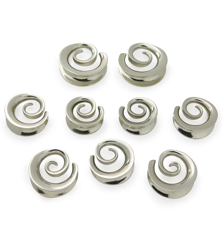 Spiral White Brass Saddles - Image 2