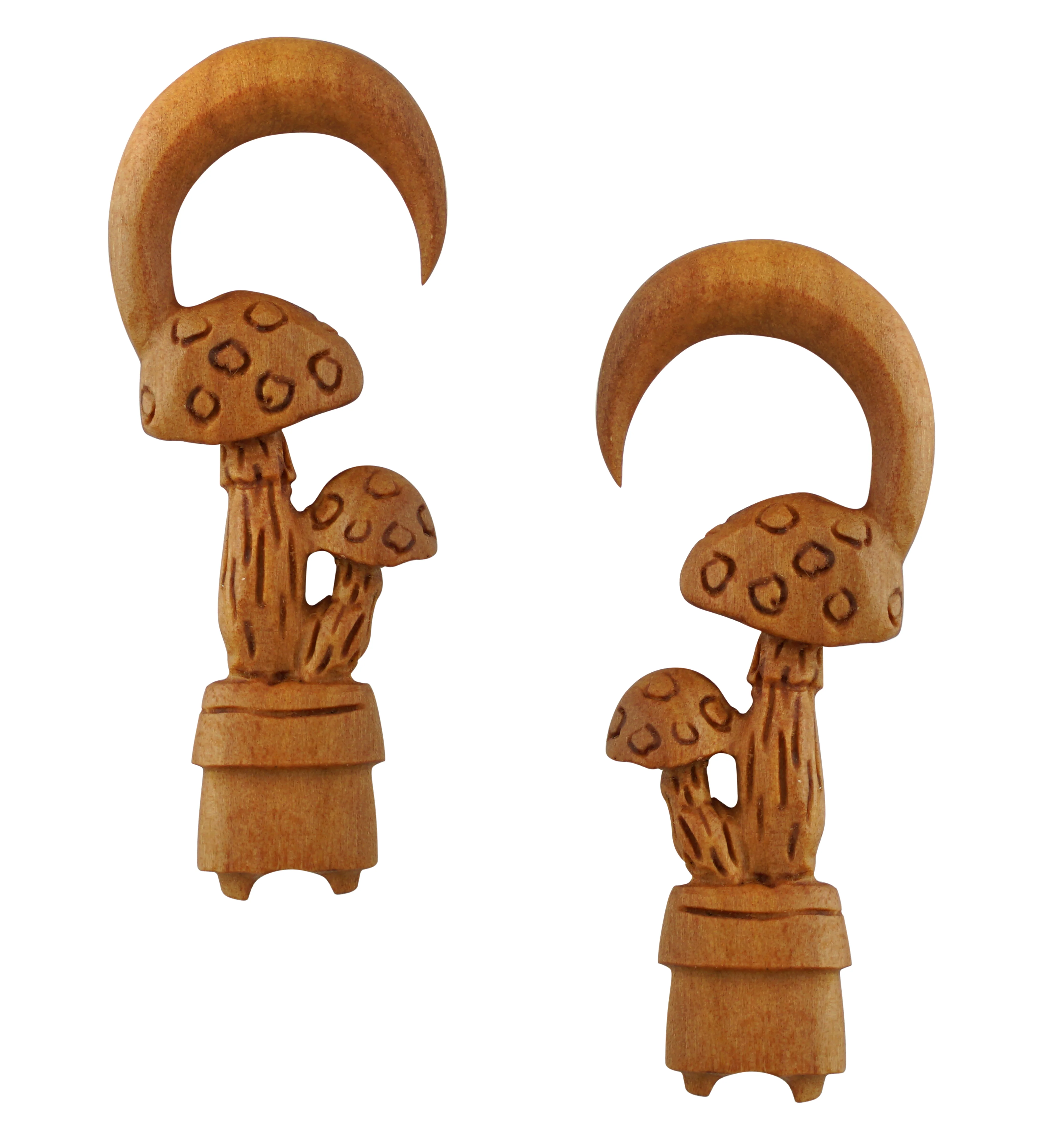 Mushroom Saba Wood Ear Hangers - Image 3