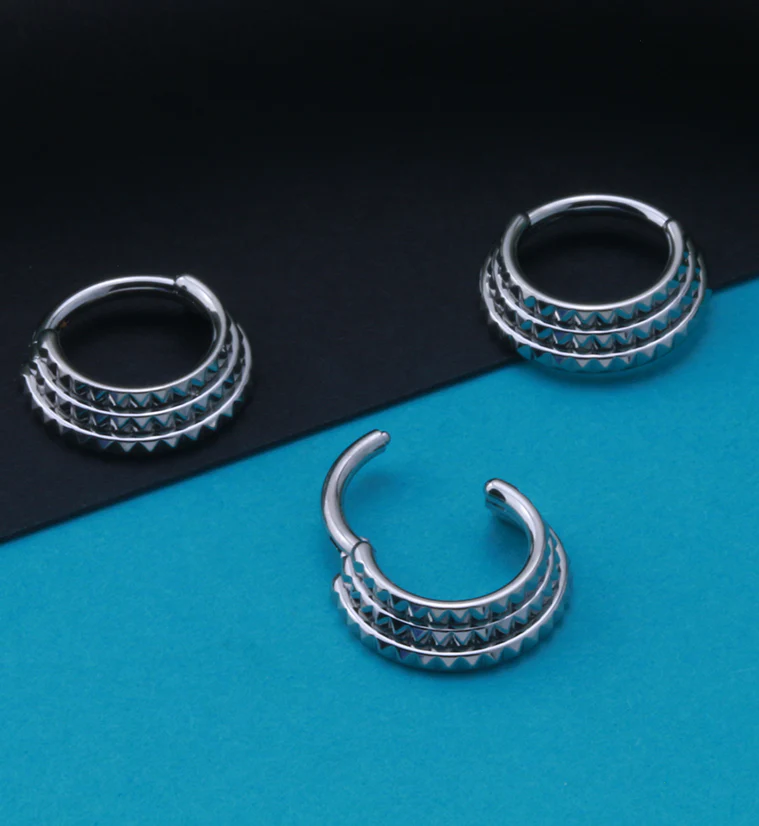 Stacked Polyhedra Edge Hinged Segment Ring - Image 2