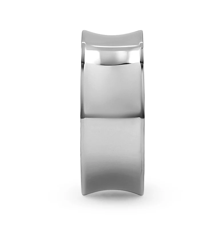Stainless Steel Saddle Flare Tunnel Plugs - Image 2
