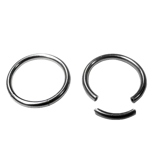 Stainless Steel Segment Hoop Ring - Image 2
