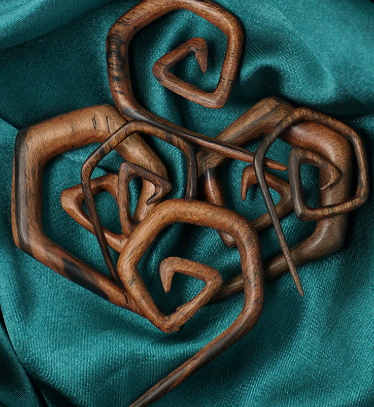 Straight Edge Wooden Spirals - Image 3
