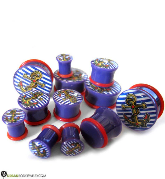 Striped Anchor Plugs - Image 3