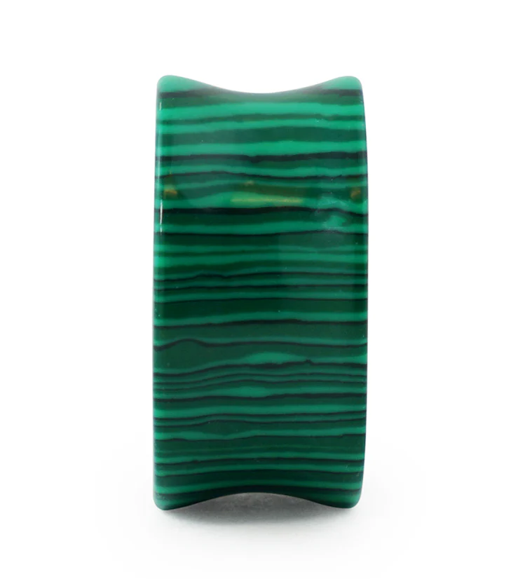 Synthetic Malachite Stone Plugs - Image 4