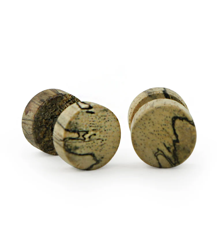 Tamarind Wood Fake Gauge Plugs - Image 3