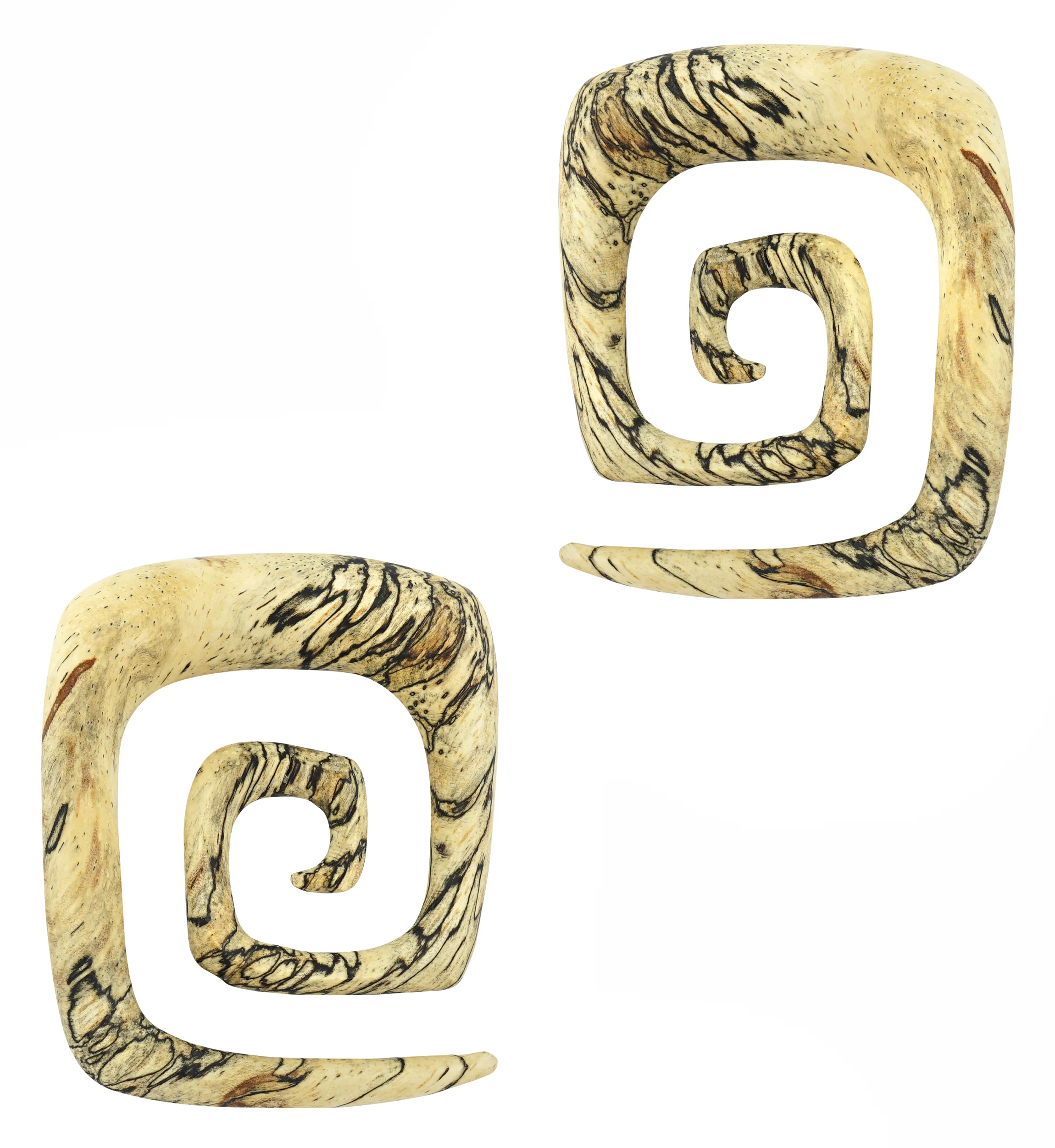Tamarind Wood Square Spirals - Image 2