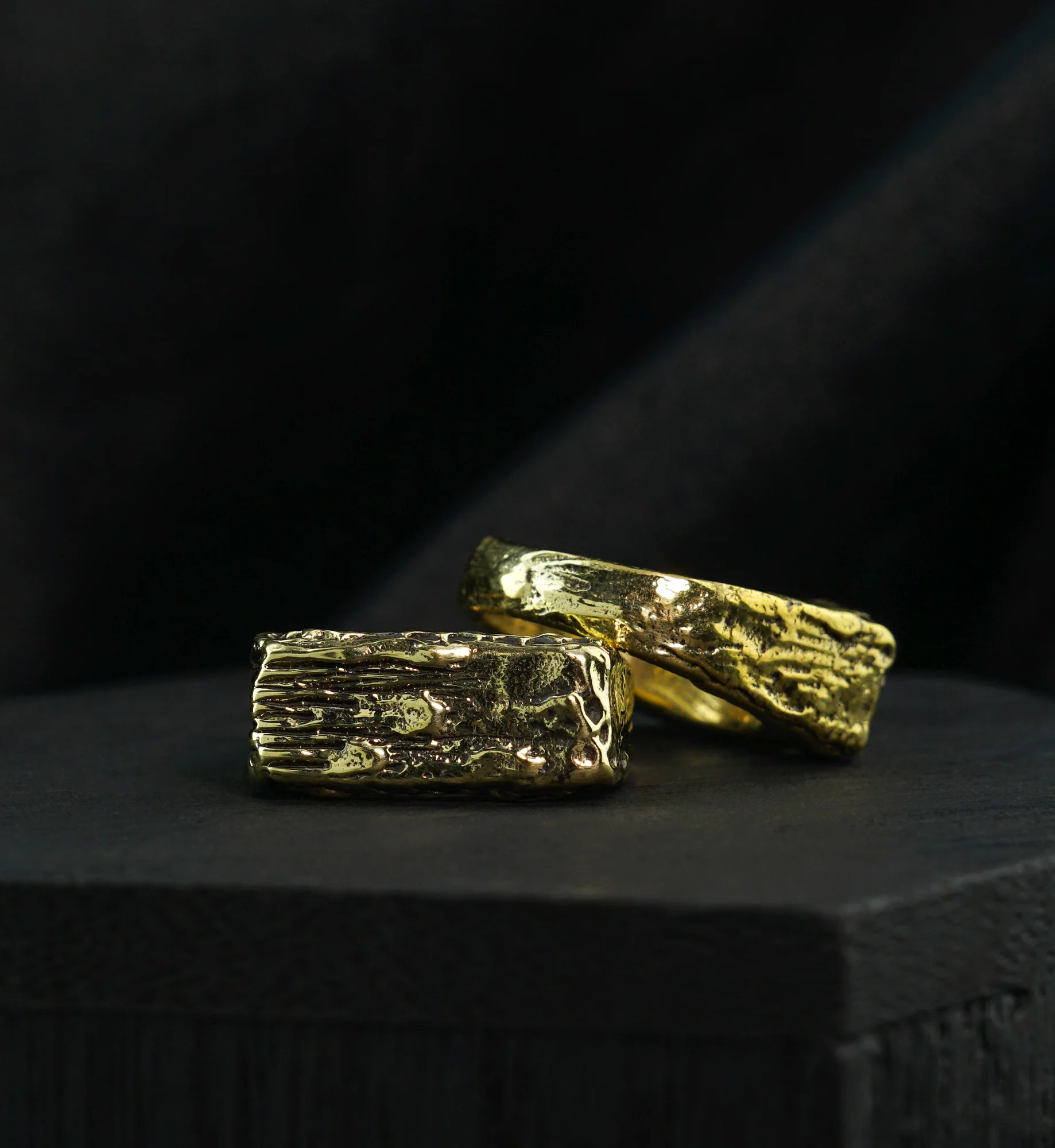 Block Brass Ring