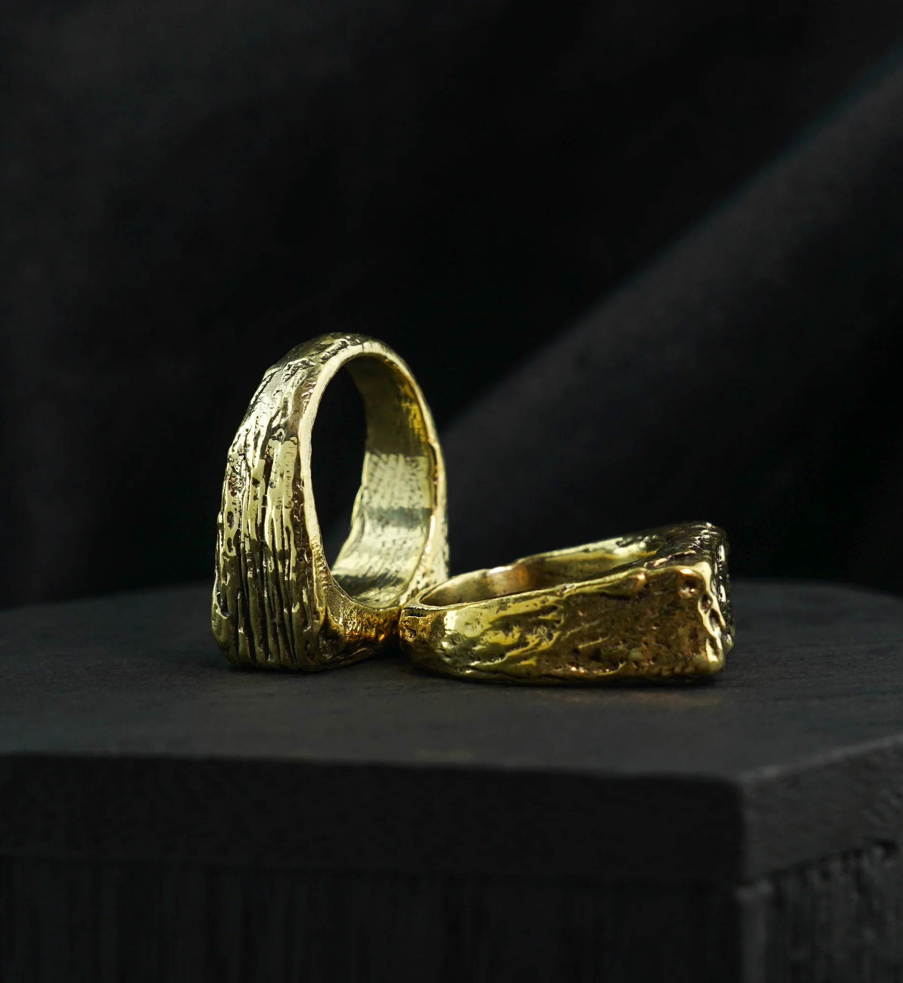Block Brass Ring - Image 3