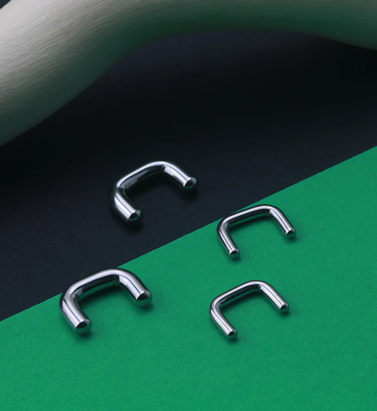 Titanium Septum Staple Retainer - Image 3