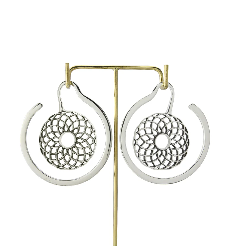 Torus White Brass Ear Weights - Image 3
