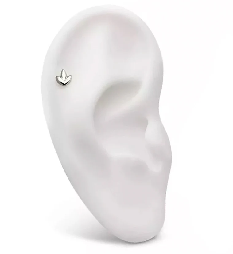 Tri Sepal Titanium Threadless Top - Image 3