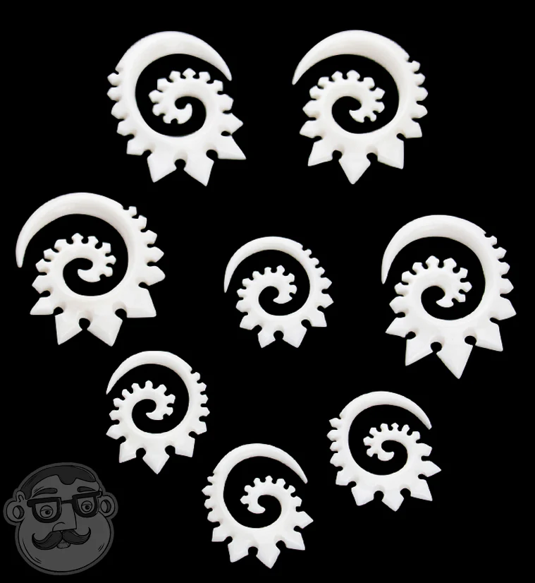 Tribal Spiked Bone Spirals - Image 3