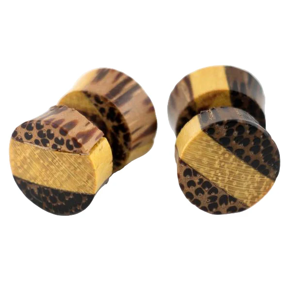 Triple Wooden Fake Gauges Plugs - Image 2