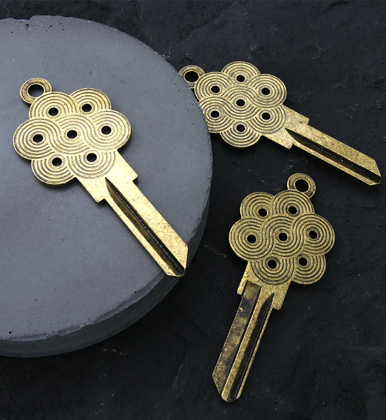 Triskele Brass Key - Image 2
