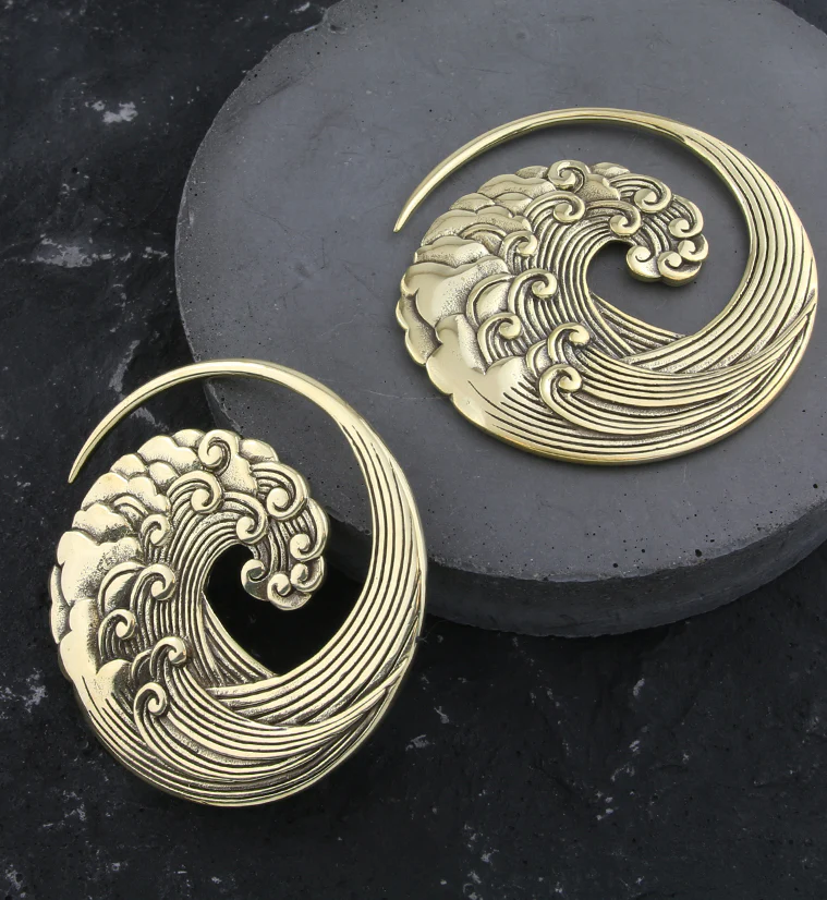 Tsunami Brass Ear Weights - Image 2