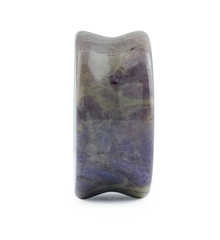 Turkish Purple Jade Stone Plugs - Image 4