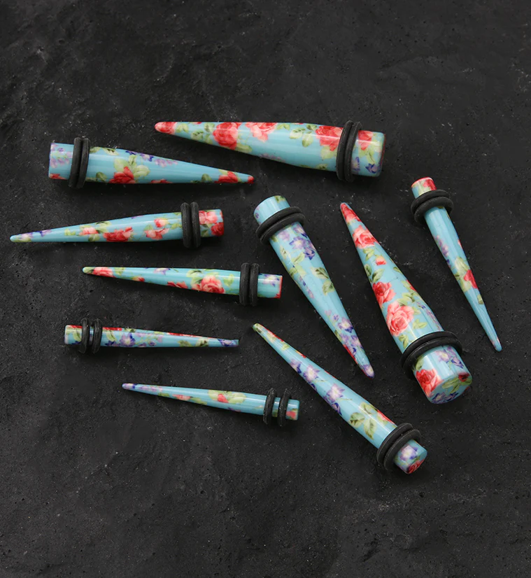 Turquoise Rose Taper - Image 2