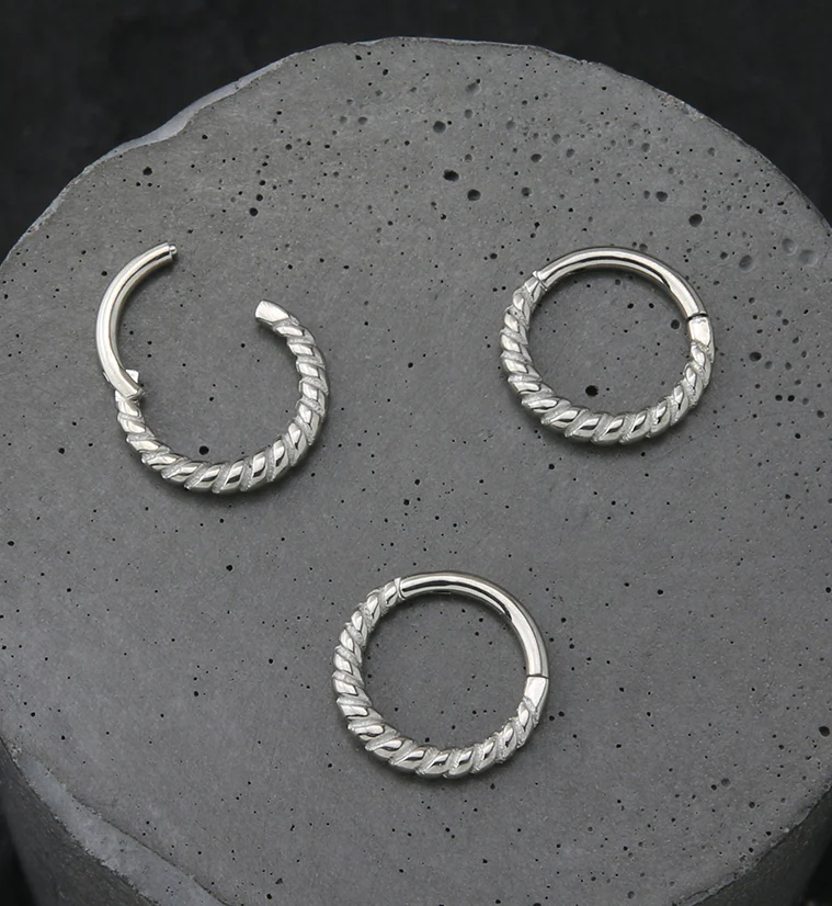 Twine Hinged Segment Ring - Image 3
